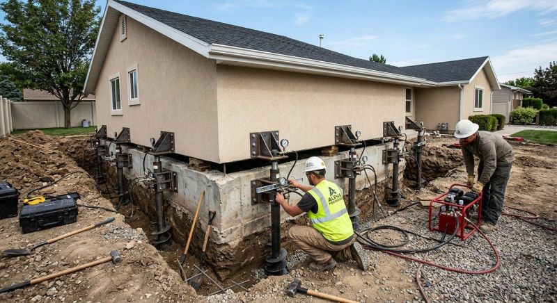 Foundation Pier Leveling