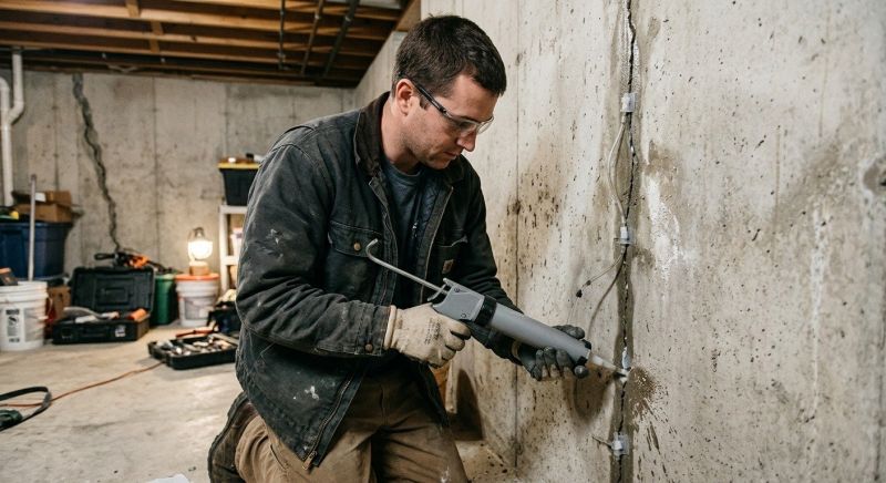 Basement Crack Repair in Manassas, VA