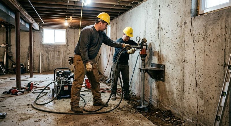 Basement Stabilization in Manassas, VA