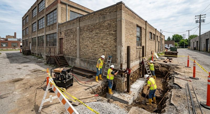 Building Foundation Repair in Arlington County, VA