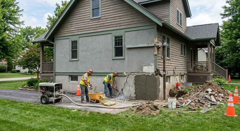 Building Foundation Repair in Great Falls, VA