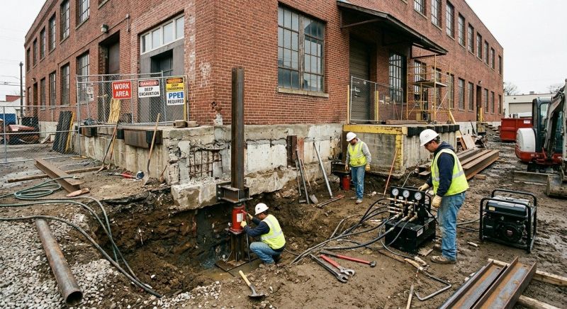 Commercial Foundation Repair in Manassas, VA
