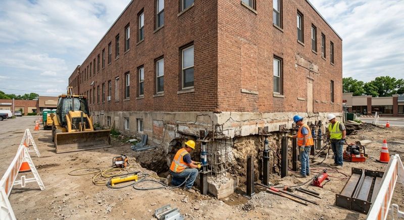 Commercial Foundation Repair in Manassas, VA