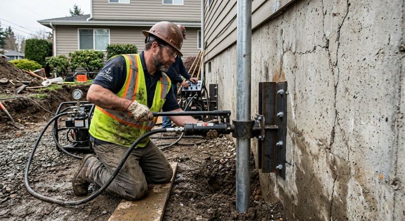Concrete Foundation Leveling in Clifton, VA