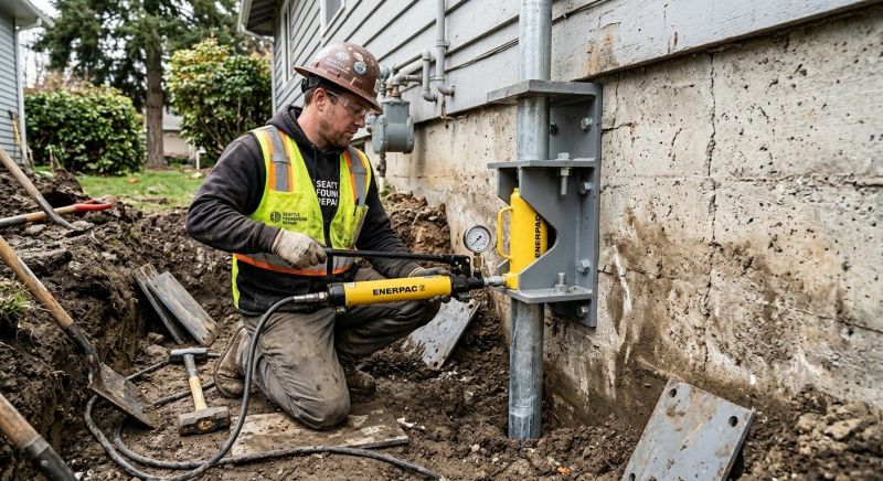 Concrete Foundation Leveling in Triangle, VA