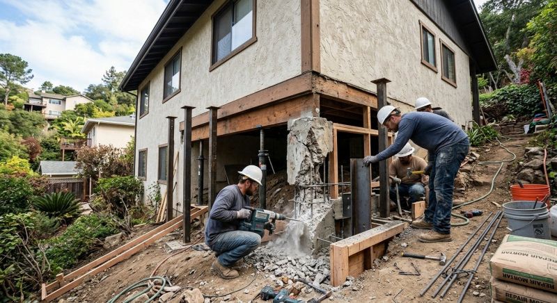Concrete Foundation Repair in Alexandria, VA