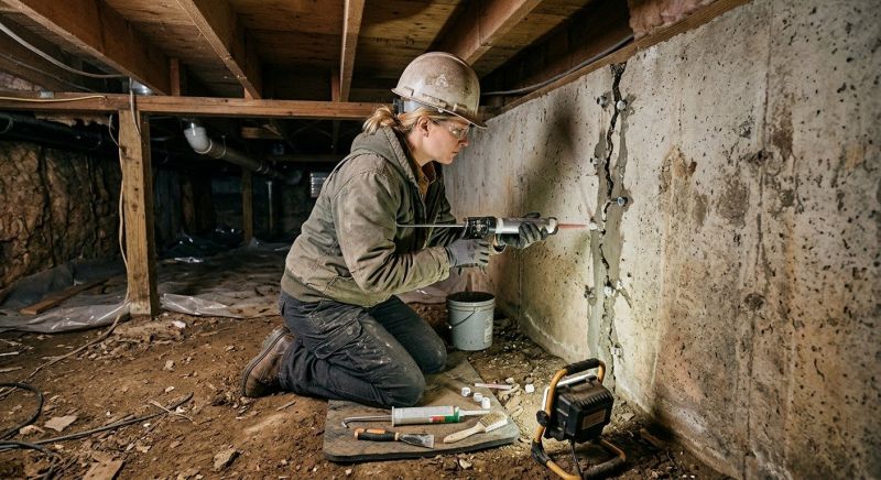 Concrete Foundation Repair in Ashburn, VA