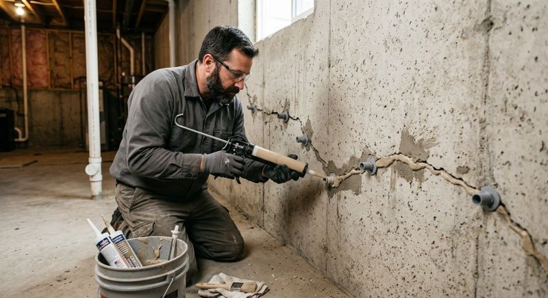 Cracked Foundation Repair in Burke, VA