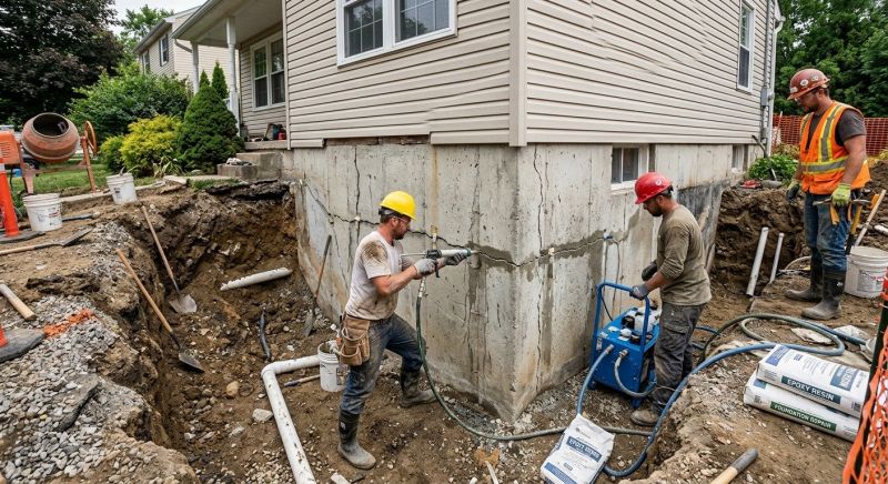Cracked Foundation Repair in Mc Lean, VA
