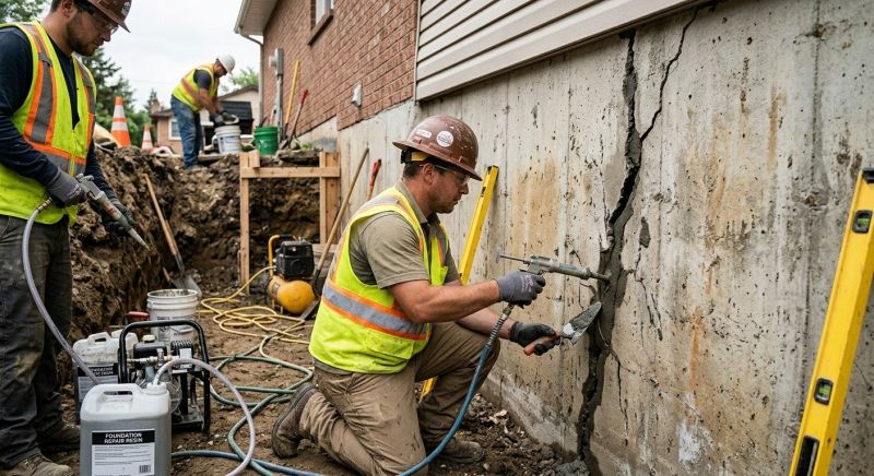 Cracked Foundation Repair in Stafford County, VA