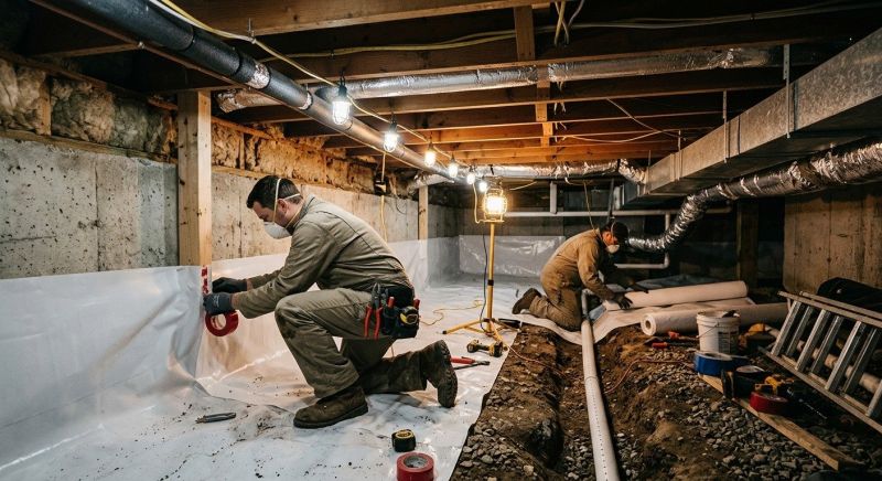Crawl Space Leveling in Manassas, VA