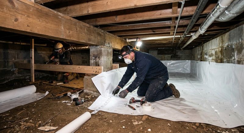 Crawl Space Leveling in Manassas, VA
