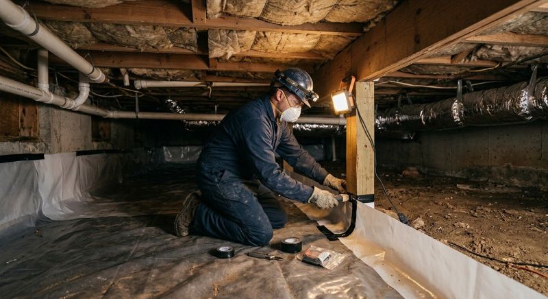 Crawl Space Leveling in Manassas, VA