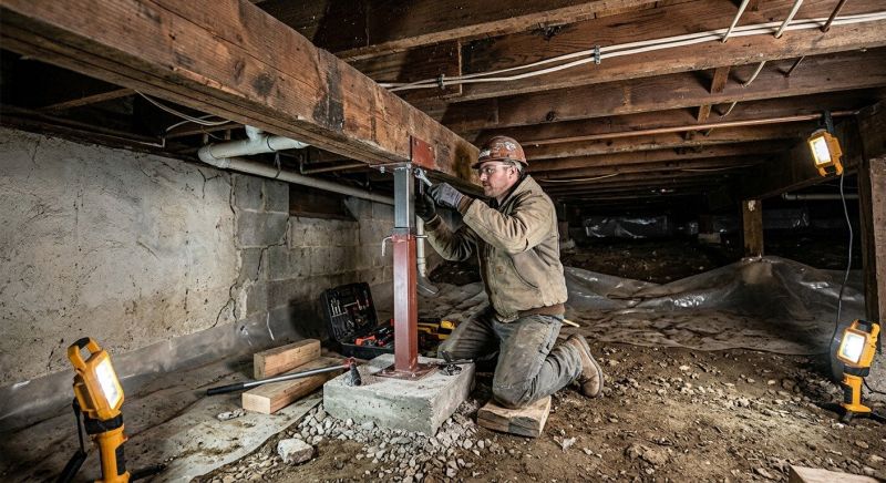 Crawlspace Foundation Repair in Nokesville, VA