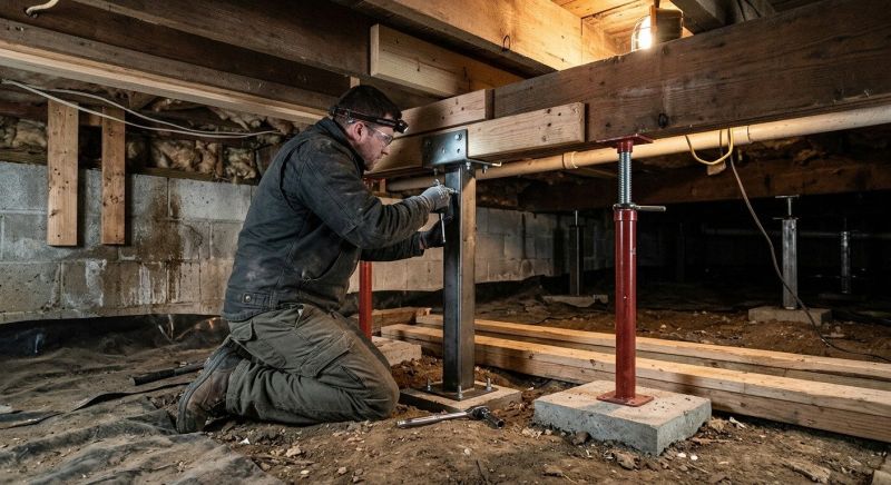 Crawlspace Structural Repair in Manassas, VA
