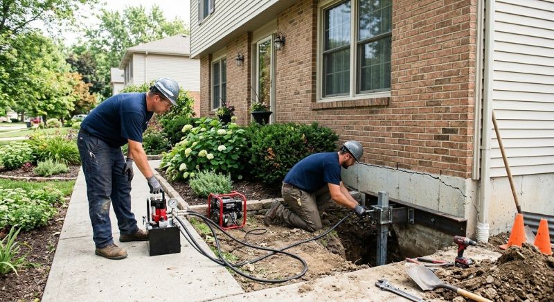 Foundation Jacking in Clifton, VA