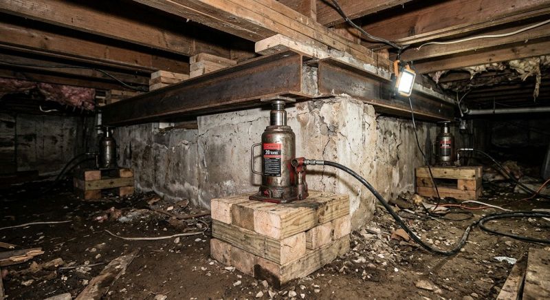 Foundation Jacking in Clifton, VA