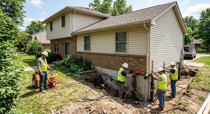 Foundation Jacking in Clifton, VA