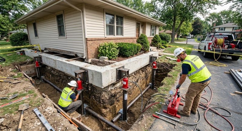 Foundation Jacking in Middleburg, VA