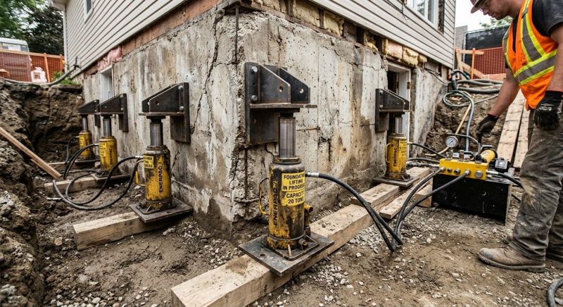 Foundation Jacking in Potomac, MD