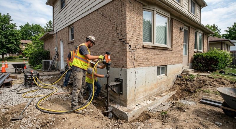 Foundation Lifting in Ashburn, VA
