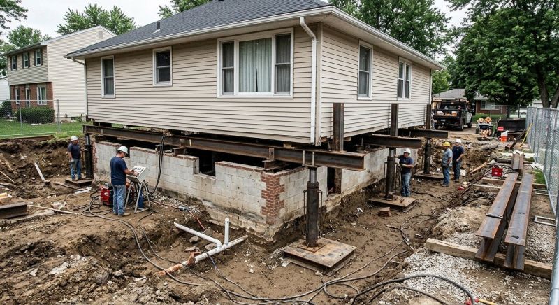 Foundation Lifting in Marshall, VA