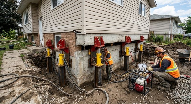 Foundation Lifting in Prince William County, VA