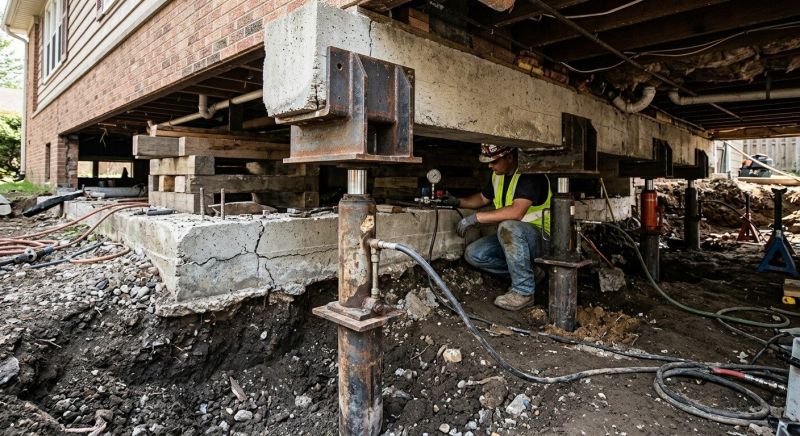 Foundation Lifting in Remington, VA