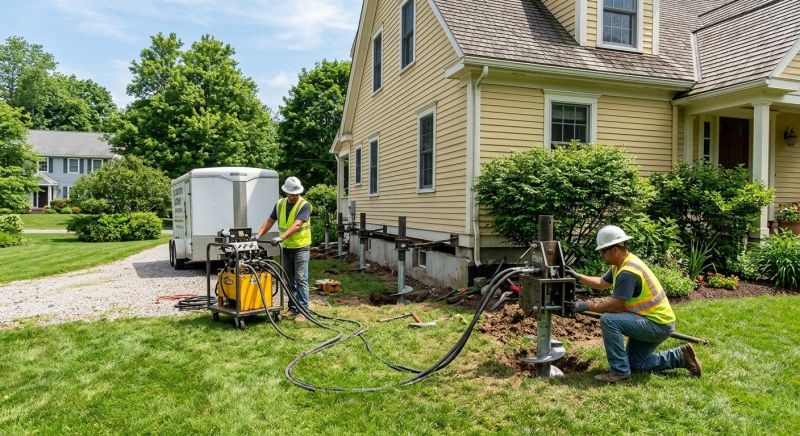 Foundation Lifting in Springfield, VA