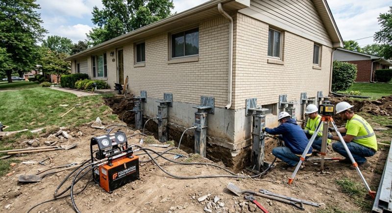 Foundation Pier Leveling in Manassas, VA