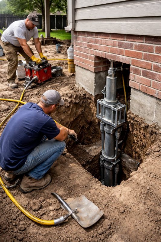 Foundation Pier Repair in Manassas, VA