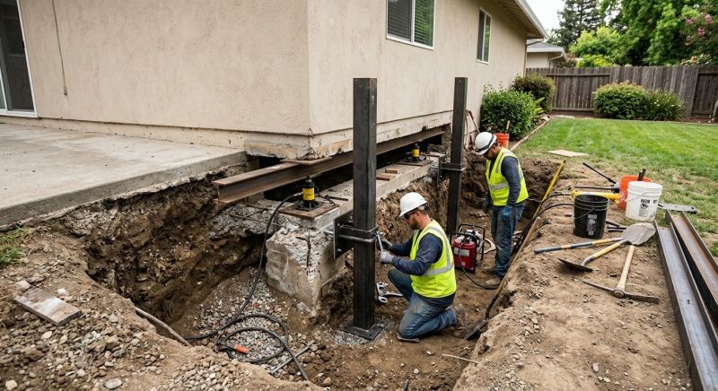 Foundation Pier Repair in Manassas, VA