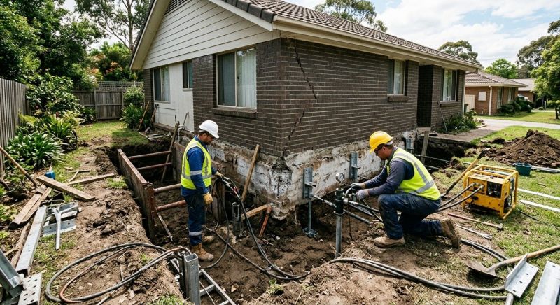 Foundation Stabilizing in Herndon, VA