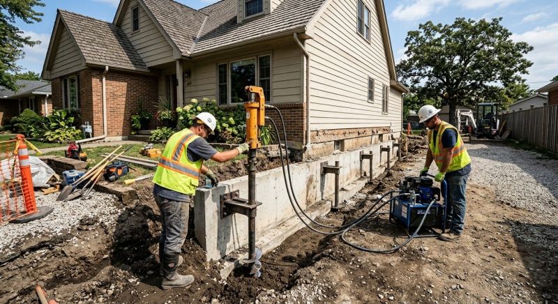 Foundation Stabilizing in Warrenton, VA