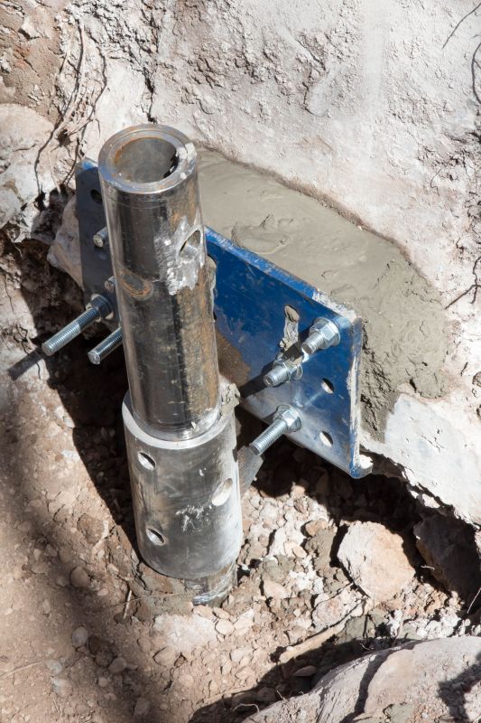 Helical Piers Installation in Manassas, VA