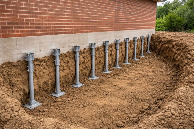 Helical Pile Installation in Manassas, VA