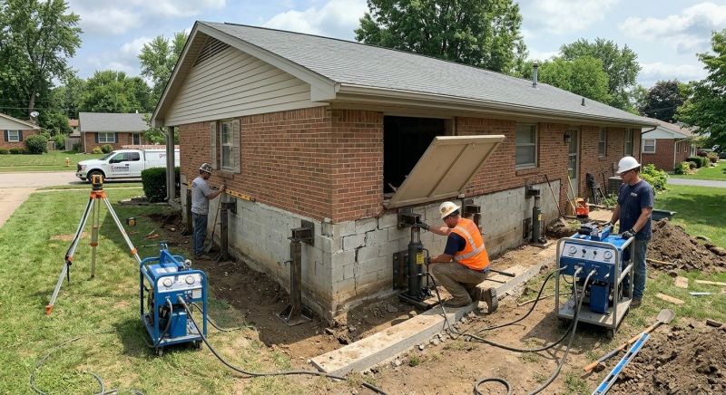 Home Foundation Leveling in Centreville, VA