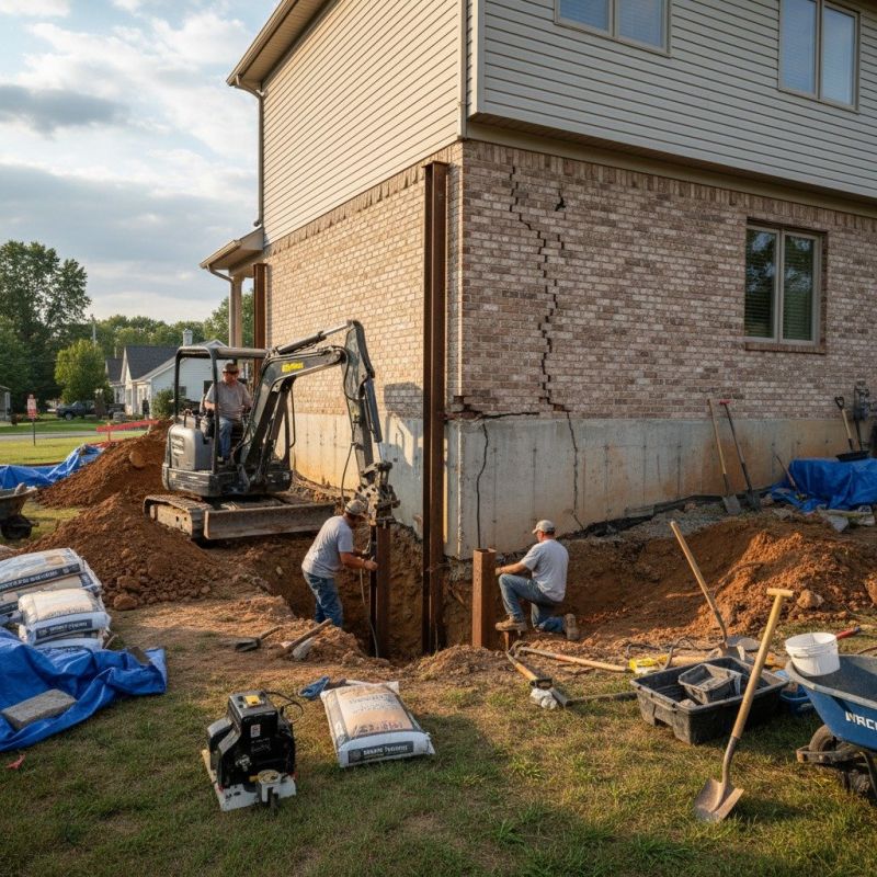 Home Foundation Repair in Haymarket, VA