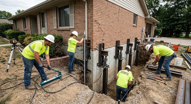 House Foundation Leveling in Manassas, VA