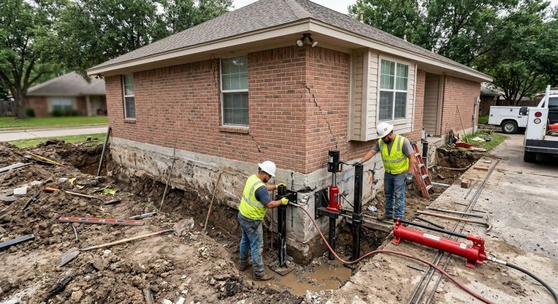 House Foundation Repair in Chantilly, VA
