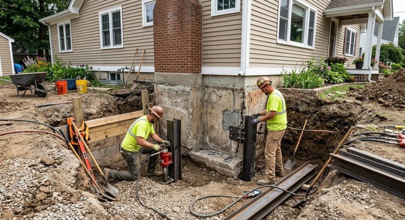 House Foundation Repair in Clifton, VA