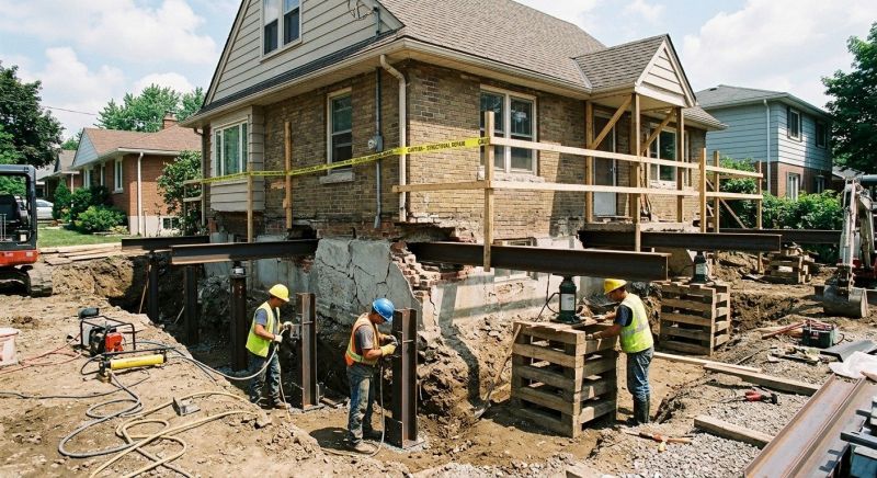 House Foundation Repair in Dumfries, VA