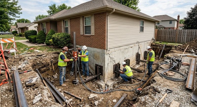House Foundation Repair in Springfield, VA