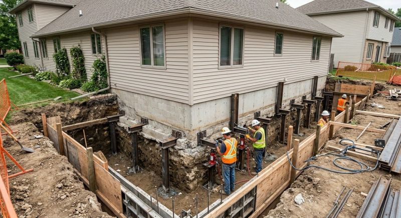 House Underpinning in Manassas, VA