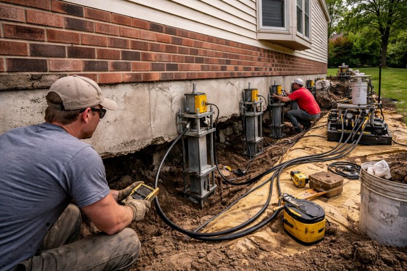 Settling Foundation Service in Potomac, MD