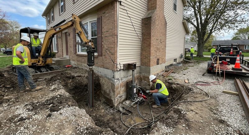 Sinking Foundation Repair in Bealeton, VA
