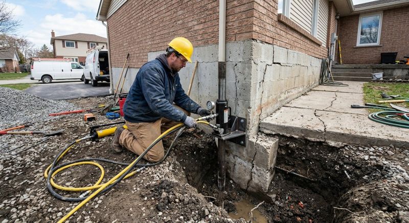 Sinking Foundation Repair in Bethesda, MD
