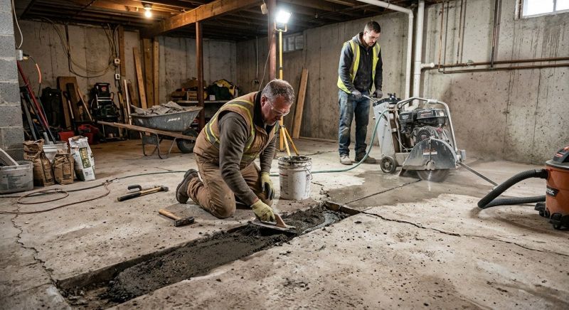 Slab Foundation Repair in Manassas, VA