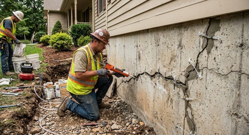 Structural Crack Repair in Manassas, VA