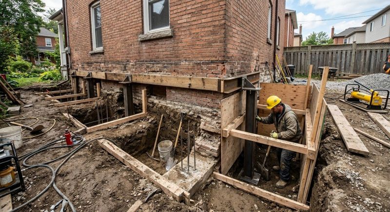 Structural Underpinning in Manassas, VA